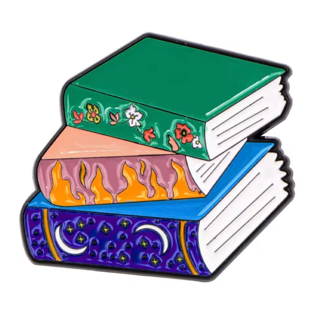 ACOTAR Sarah J Maas Romantasy Book Lover Enamel Pin